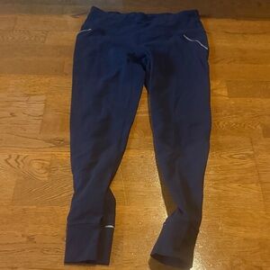 Athleta Deep Blue Workout Leggings